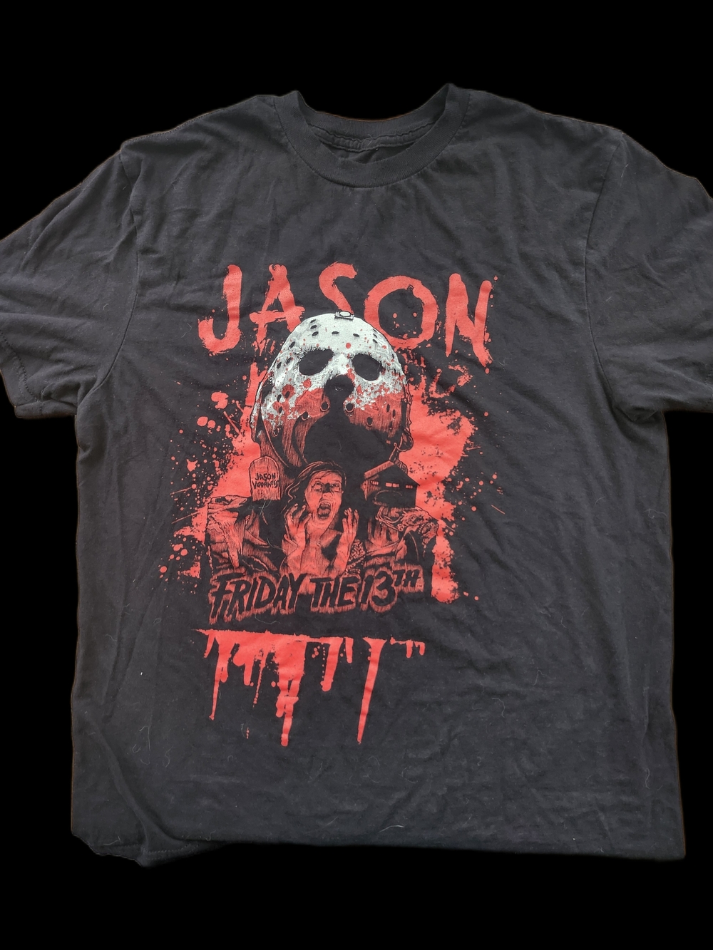 Friday the 13th Jason Graphic Tee - Black